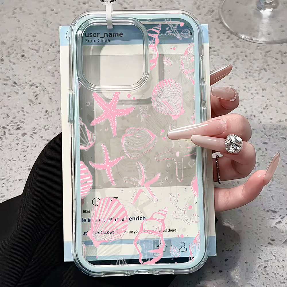 Summer Pink Seashell Clear Pho - مراجعة Phone Cases Durable وسعره