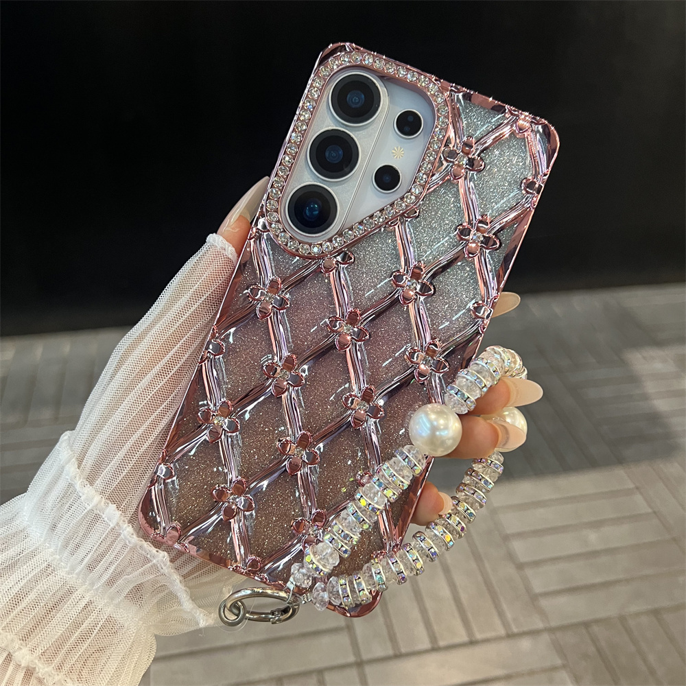 Luxury Plating Flower Glitter  - مراجعة Glitter Shockproof Case وسعره