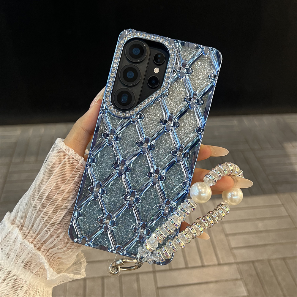 Luxury Plating Flower Glitter  - مراجعة Glitter Shockproof Case وسعره