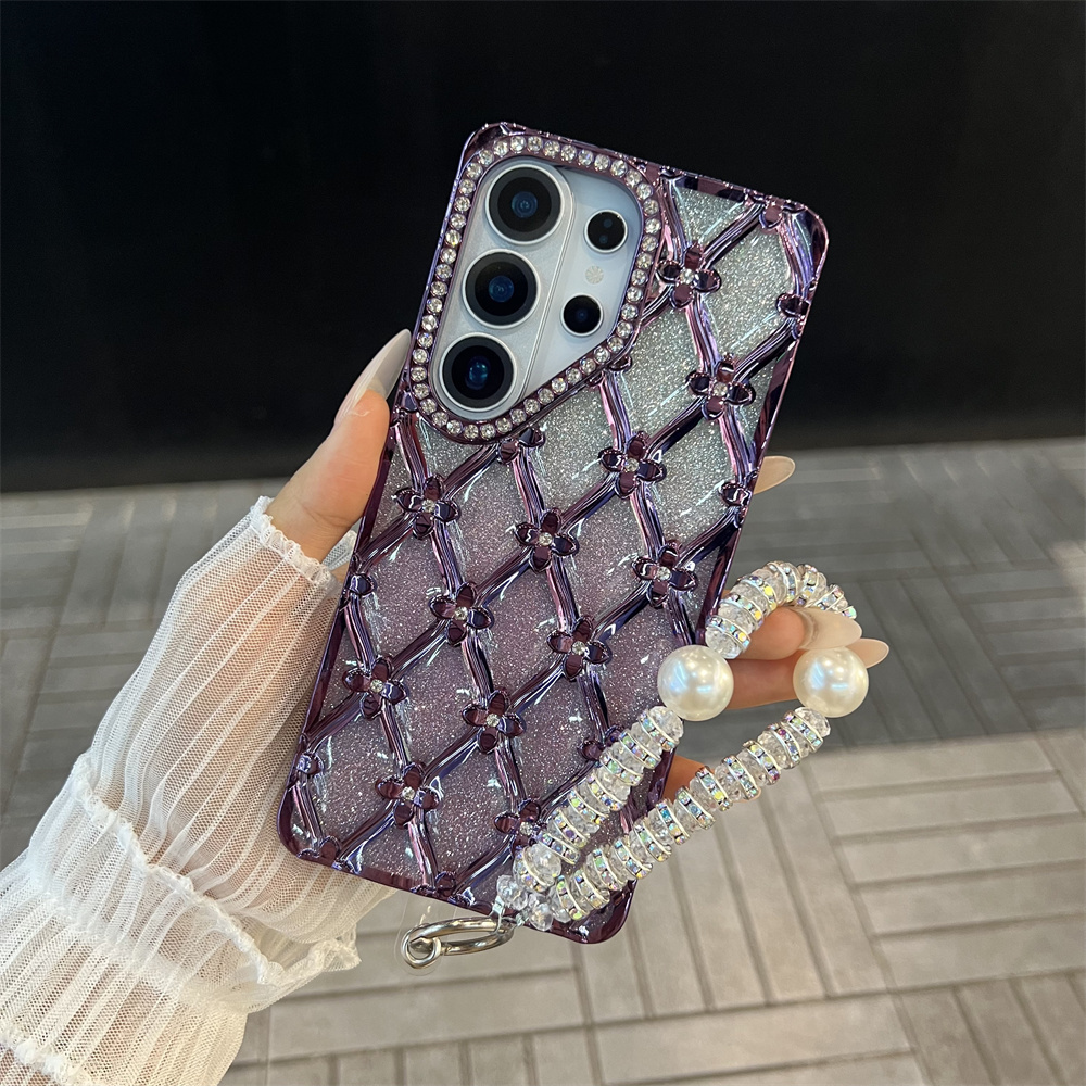Luxury Plating Flower Glitter  - مراجعة Glitter Shockproof Case وسعره