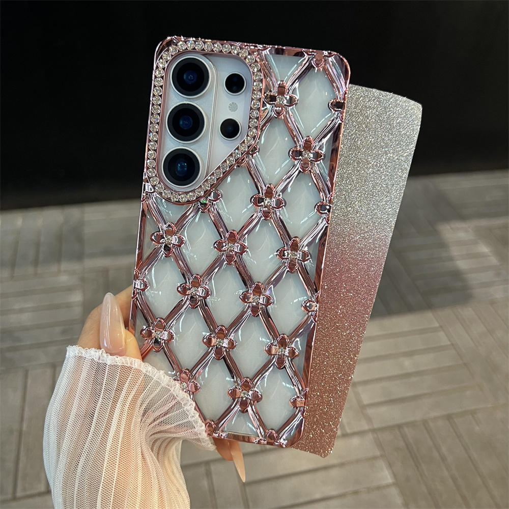 Luxury Plating Flower Glitter  - مراجعة Glitter Shockproof Case وسعره