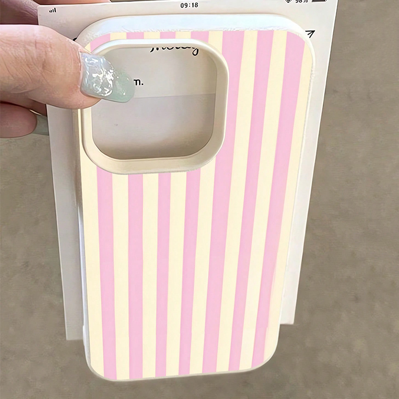 Simple Pink Vertical Striped L - مراجعة Phone Cases Like Loopy وسعره