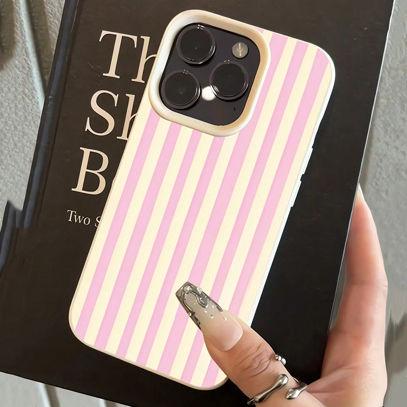Simple Pink Vertical Striped L - مراجعة Phone Cases Like Loopy وسعره