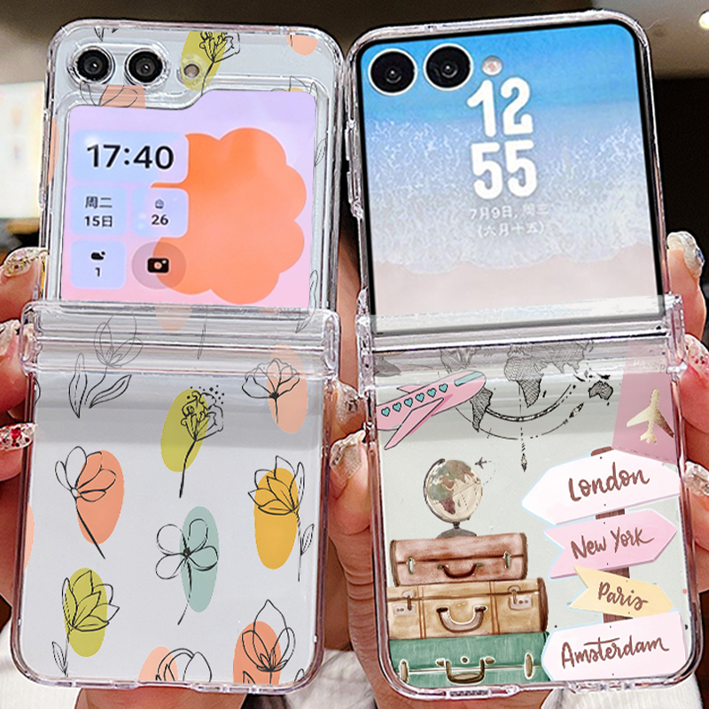 Flower Travel Landmark Pattern - مراجعة Phone Cases Z Fold 6 وسعره