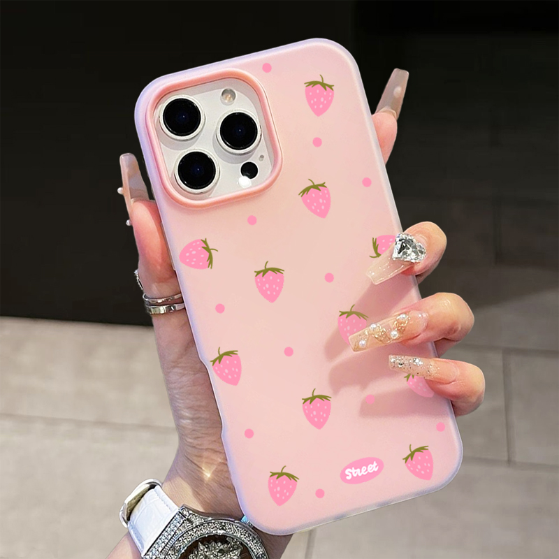 Sweet Pink Strawberry Pattern  - مراجعة Phone Cases Like Loopy وسعره