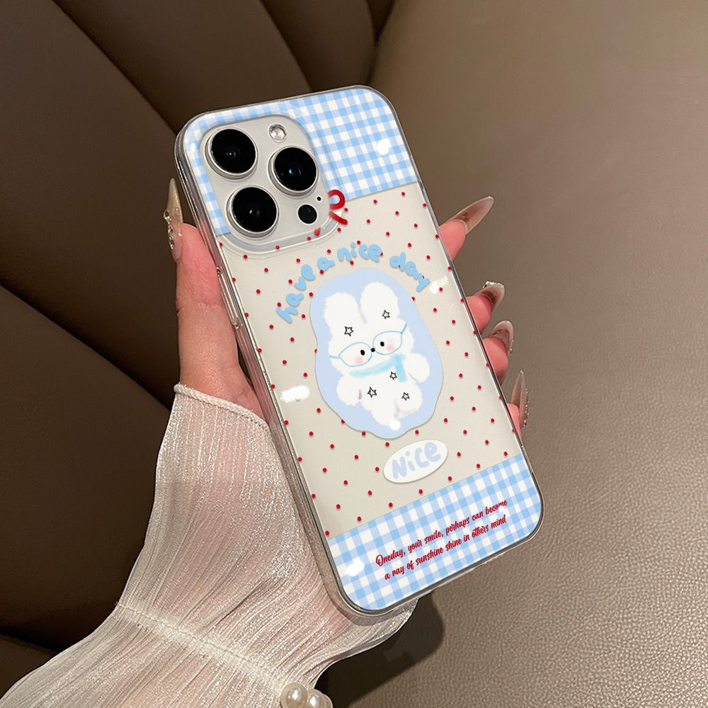 Cartoon Cute Rabbit Red Polka  - مراجعة Phone Cases Cute Iphone 13 وسعره