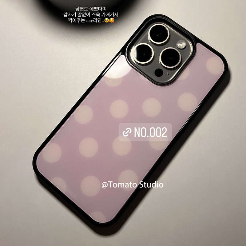 Korean Ins Fashion Purple Polk - مراجعة Phone Cases Trending وسعره