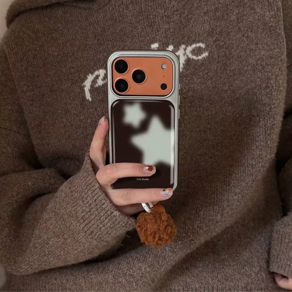 Ins Trendy Blue Stars Brown Sh - مراجعة Phone Cases Trending وسعره