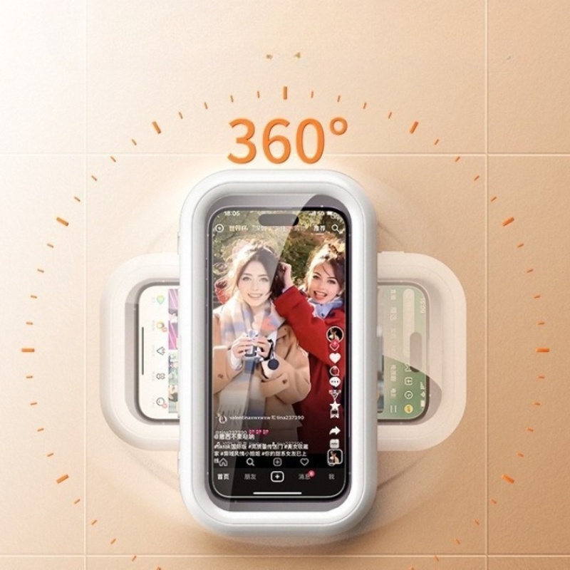 360° Rotation Waterproof Showe - مراجعة Phone Cases Holder وسعره