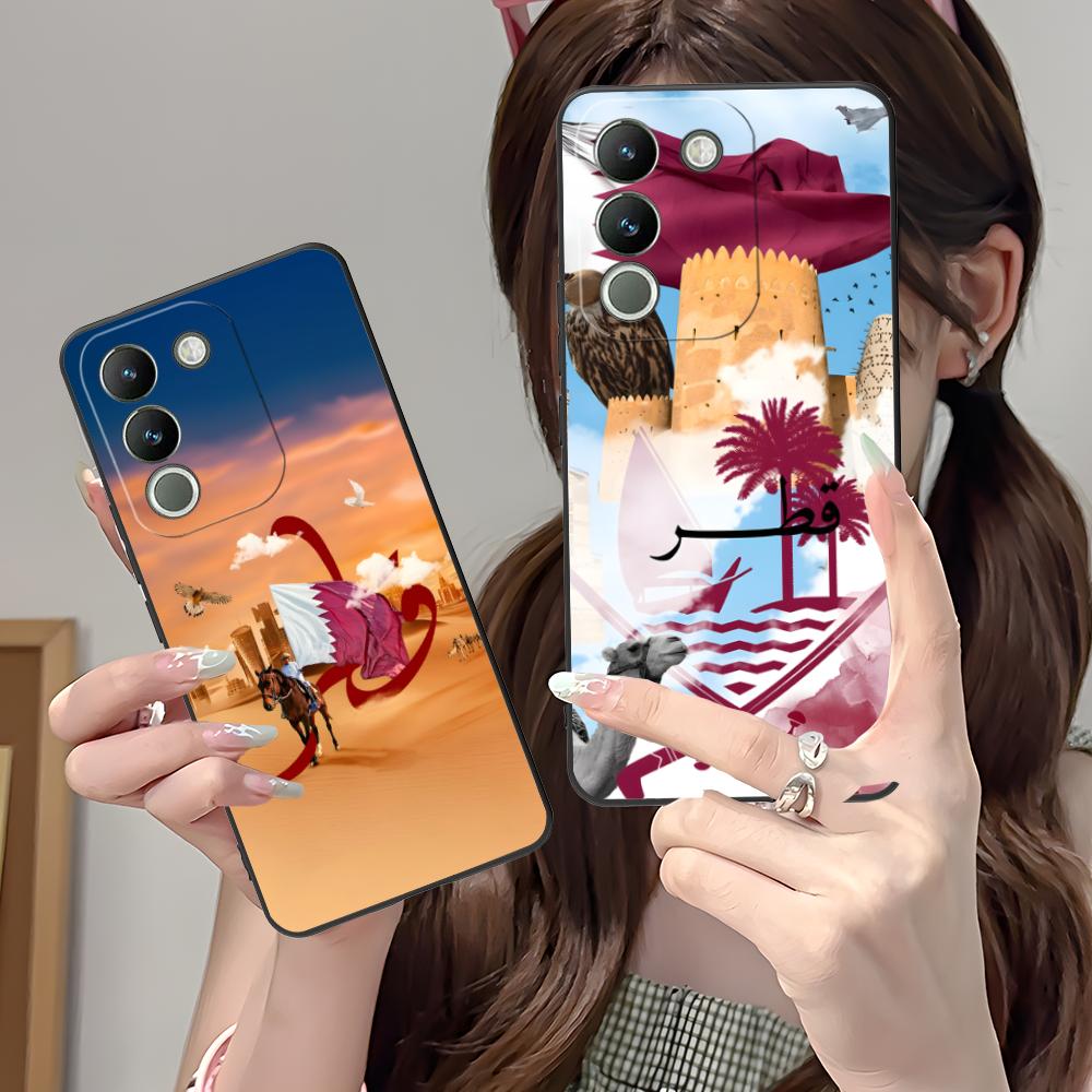 Qatar Flag Phone Case for VIVO - مراجعة Phone Cases Qatar وسعره