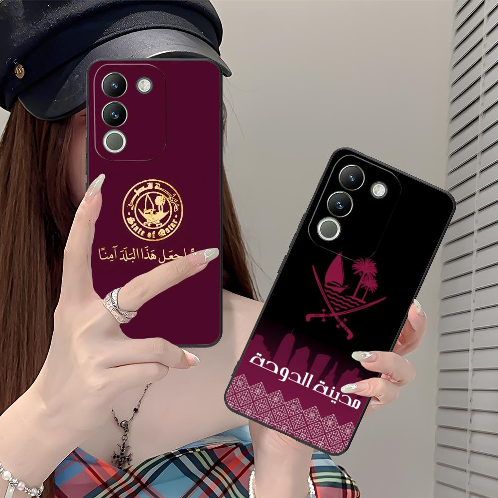 Qatar Flag Phone Case for VIVO - مراجعة Phone Cases Qatar وسعره