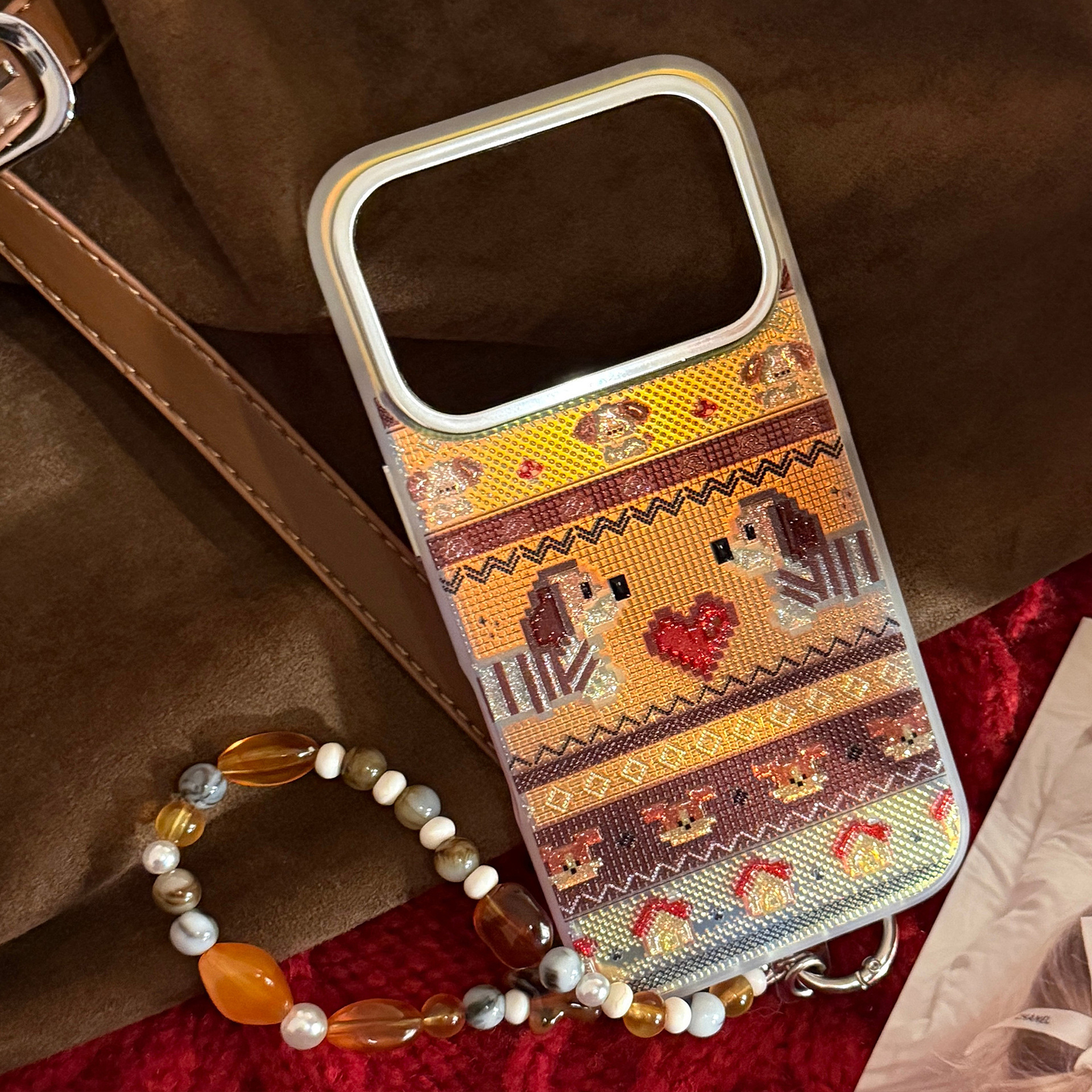Korean Cartoon Puppy Pattern G - مراجعة Glitter Shockproof Case وسعره