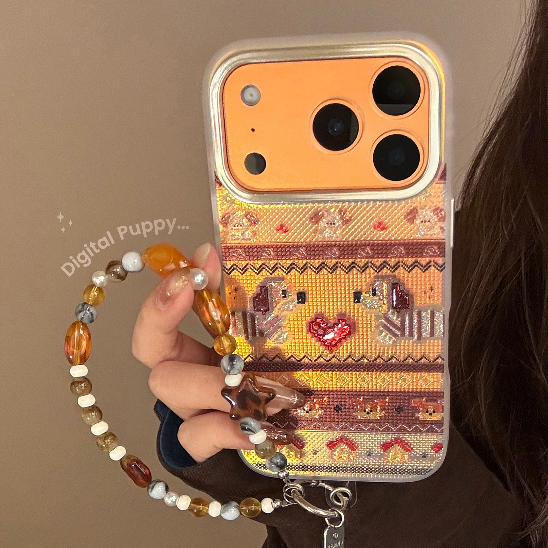 Korean Cartoon Puppy Pattern G - مراجعة Glitter Shockproof Case وسعره