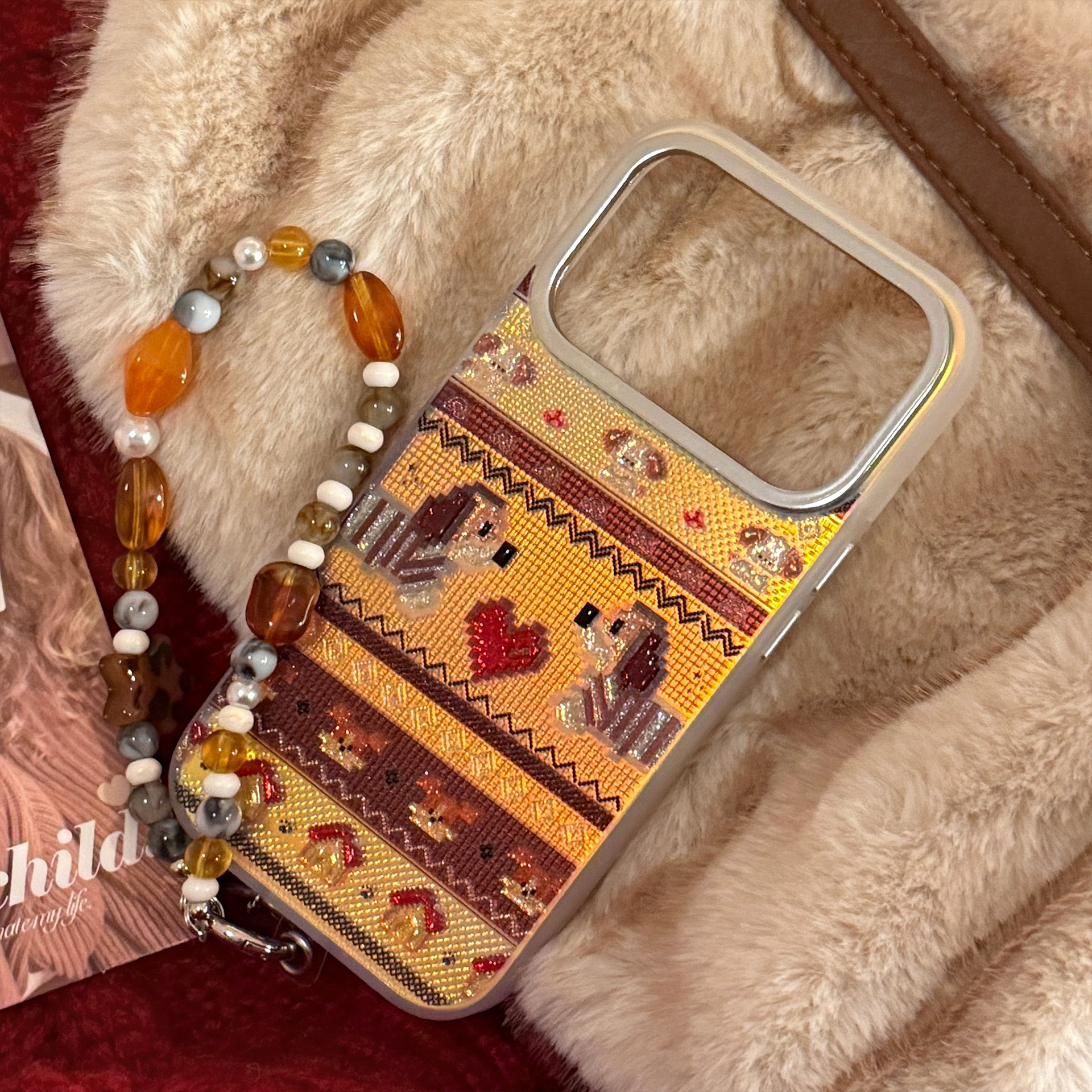 Korean Cartoon Puppy Pattern G - مراجعة Glitter Shockproof Case وسعره