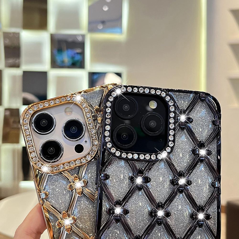 Glitter Diamond Quilted Lanyar - مراجعة Glitter Shockproof Case وسعره