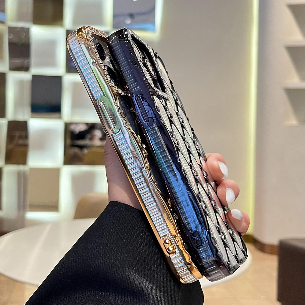 Glitter Diamond Quilted Lanyar - مراجعة Glitter Shockproof Case وسعره