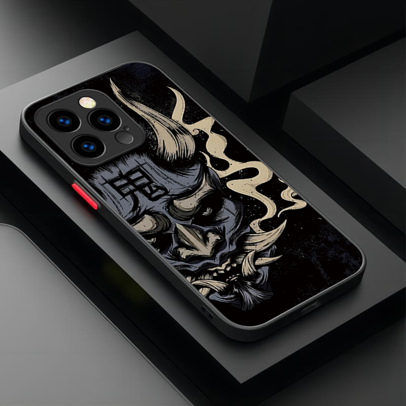 Samurai Hannya Mask Ghost Prin - مراجعة Phone Cases Like Loopy وسعره