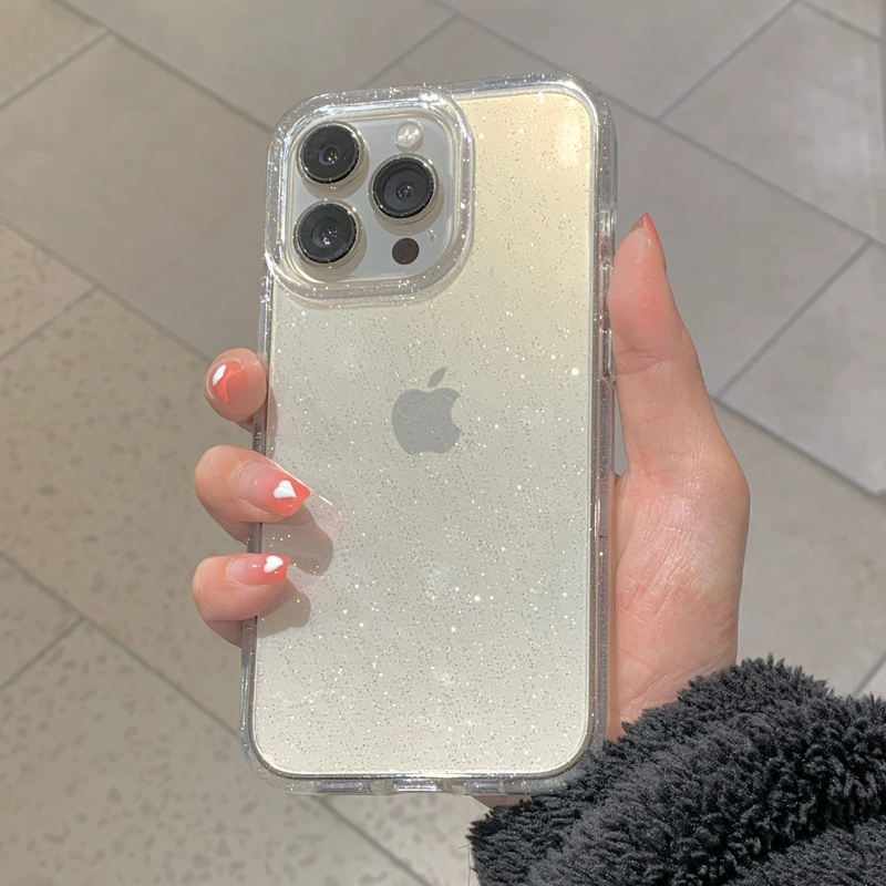Transparent Simple Glitter Pho - مراجعة Glitter Shockproof Case وسعره