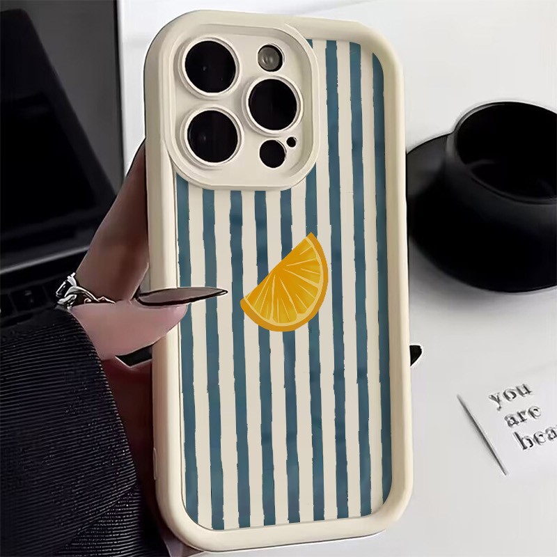 Striped Lemon Slice Pattern Ph - مراجعة Phone Cases Like Loopy وسعره