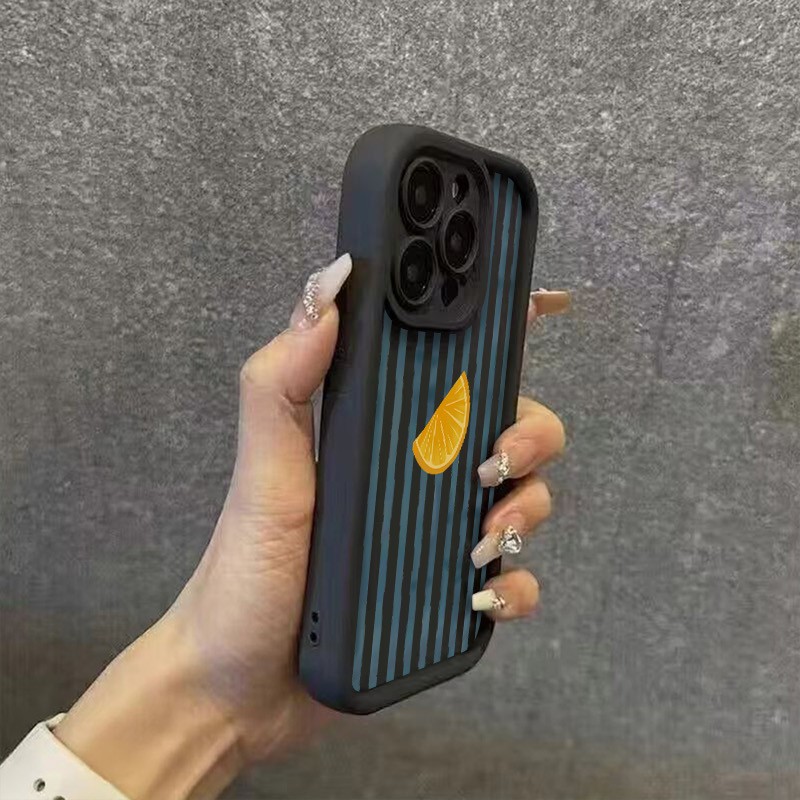 Striped Lemon Slice Pattern Ph - مراجعة Phone Cases Like Loopy وسعره