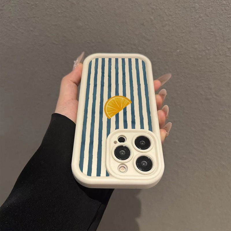 Striped Lemon Slice Pattern Ph - مراجعة Phone Cases Like Loopy وسعره