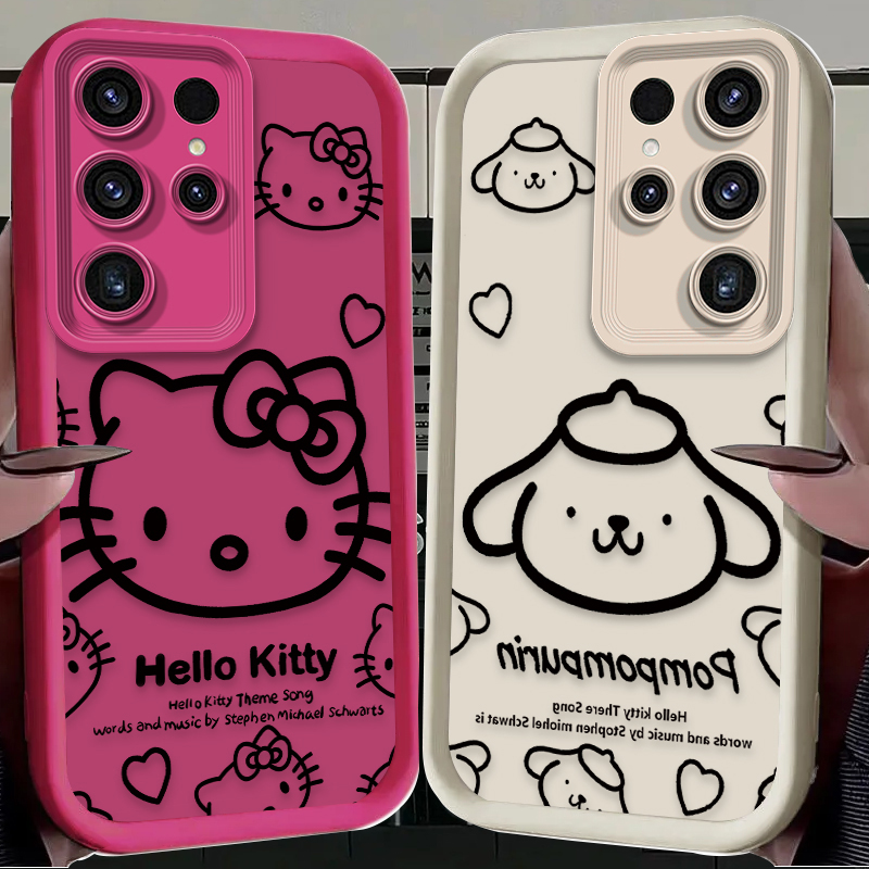 Sanrio Hello Kitty Pompom Puri - مراجعة Phone Cases Samsung S25 Ultra وسعره