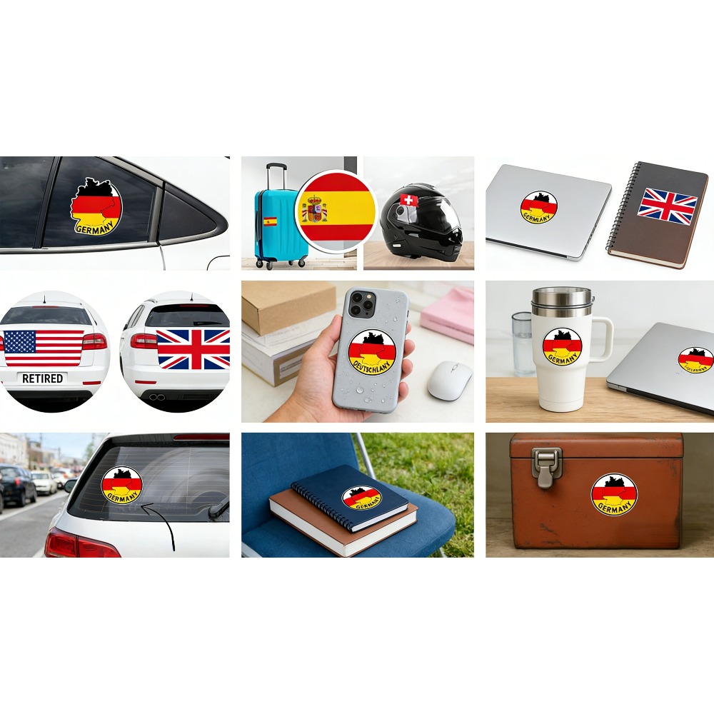 Qatar Flag Oval Sticker Novelt - مراجعة Phone Cases Qatar وسعره