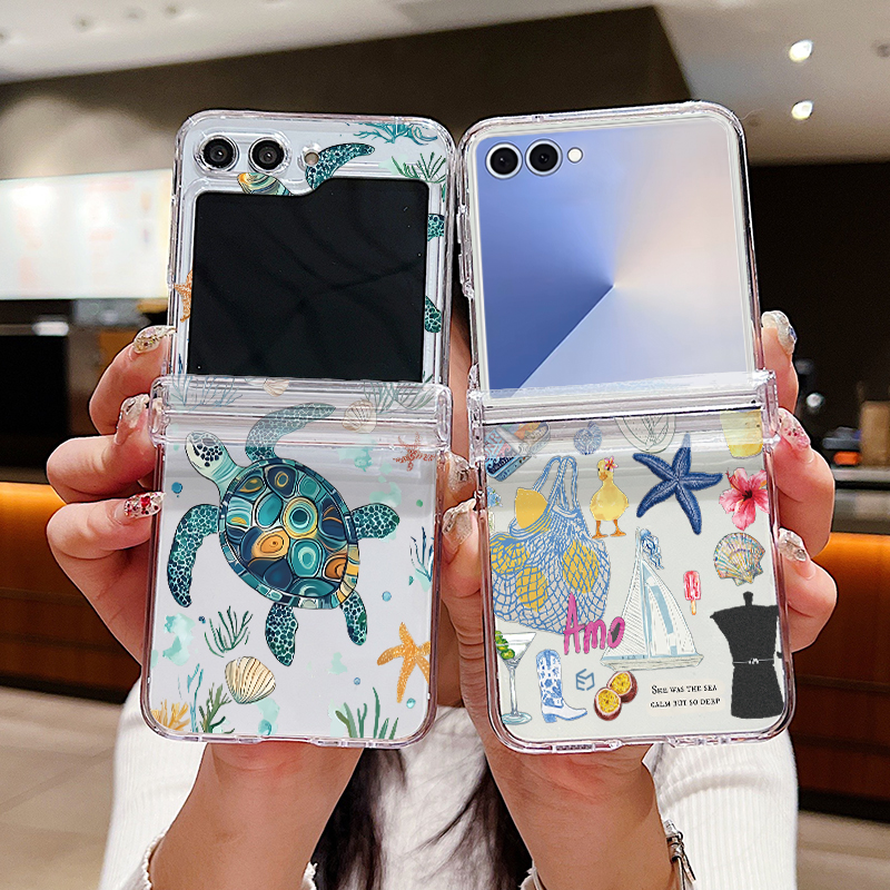 Shark Turtle Ocean Printed Pho - مراجعة Phone Cases Z Fold 6 وسعره