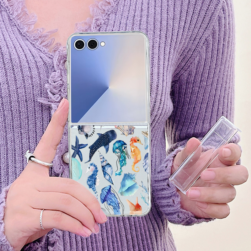 Shark Turtle Ocean Printed Pho - مراجعة Phone Cases Z Fold 6 وسعره