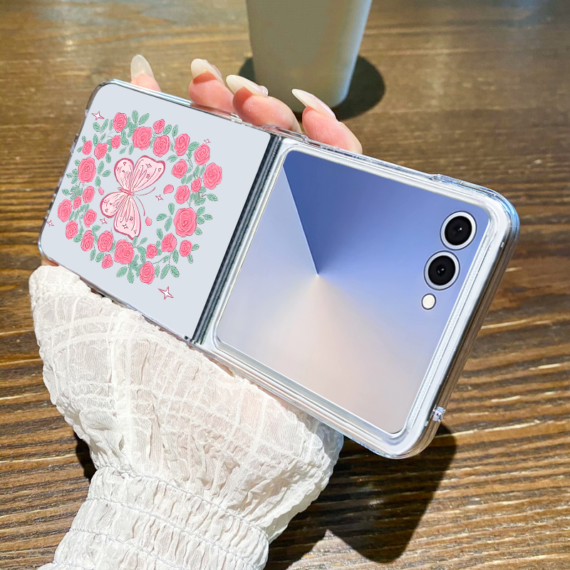 Pink Flowers Pattern Phone Cas - مراجعة Phone Cases Z Fold 6 وسعره
