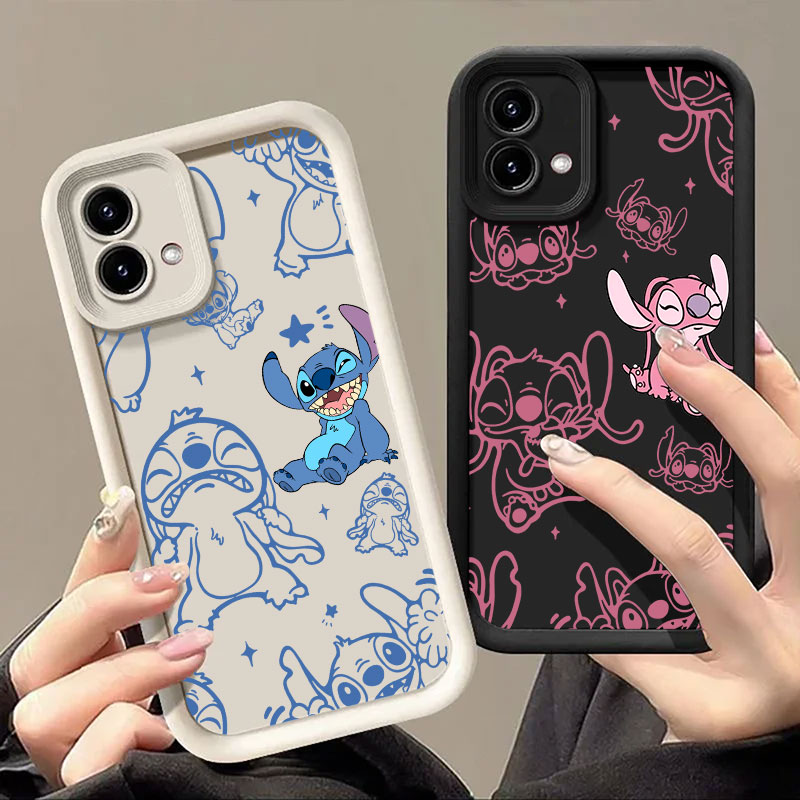 Stitch and Angel Cartoon Phone - مراجعة Phone Cases Motorola وسعره