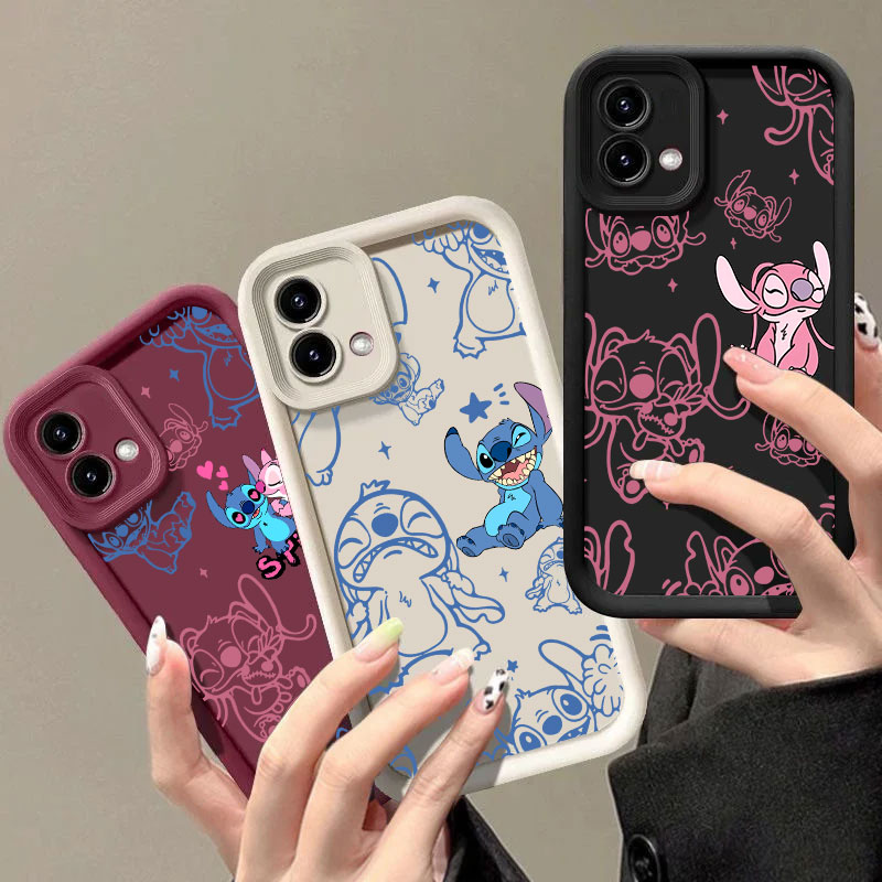 Stitch and Angel Cartoon Phone - مراجعة Phone Cases Motorola وسعره