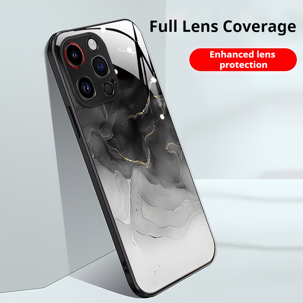 Tempered Glass Phone Case For  - مراجعة Phone Cases Durable وسعره