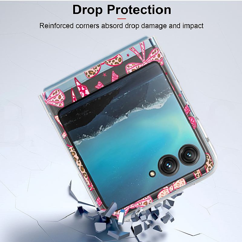 Pink Cherry Bowknot Printed Ph - مراجعة Phone Cases Motorola وسعره