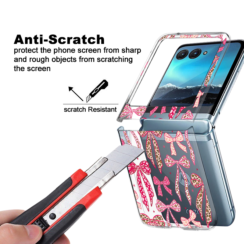 Pink Cherry Bowknot Printed Ph - مراجعة Phone Cases Motorola وسعره