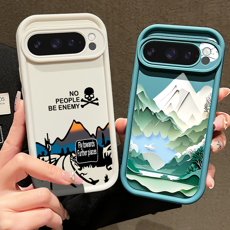 Mountain Road Patterned Phone  - مراجعة Phone Cases Google Pixel 9A وسعره