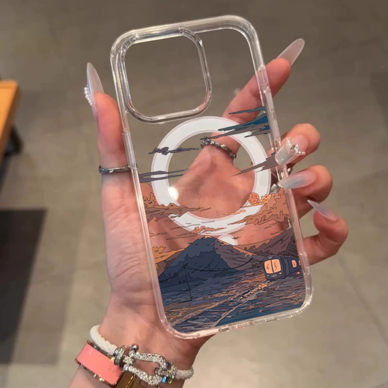 Sunset Pattern Fashion Phone C - مراجعة Phone Cases Durable وسعره