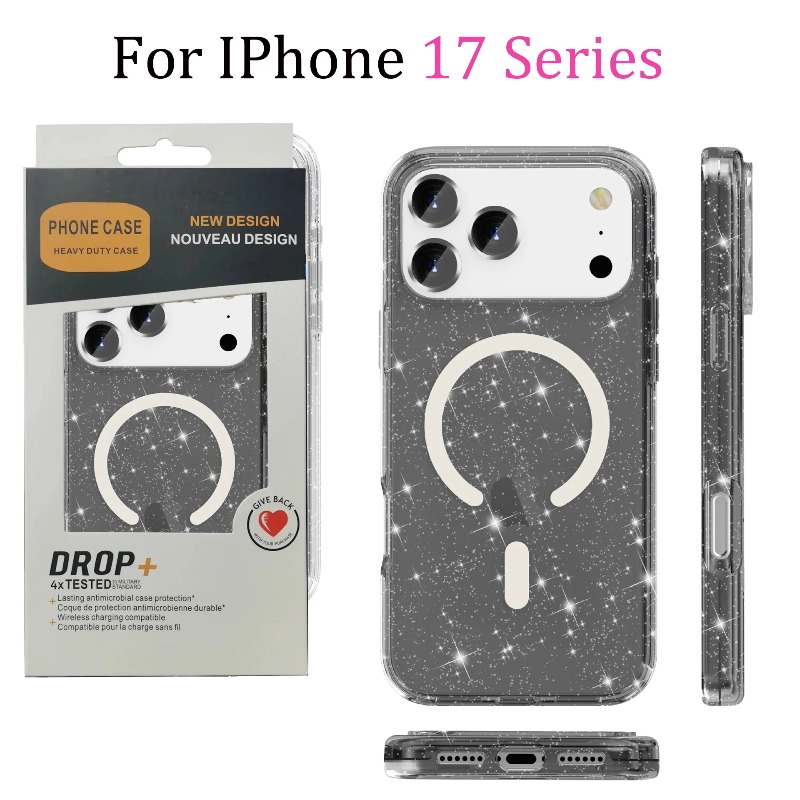 Bling Glitter Clear Magnetic P - مراجعة Glitter Shockproof Case وسعره