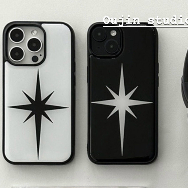 Korean Fashion Black & White S - مراجعة Phone Cases Trending وسعره