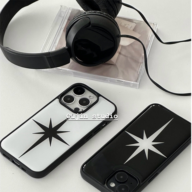 Korean Fashion Black & White S - مراجعة Phone Cases Trending وسعره