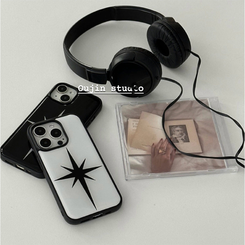 Korean Fashion Black & White S - مراجعة Phone Cases Trending وسعره