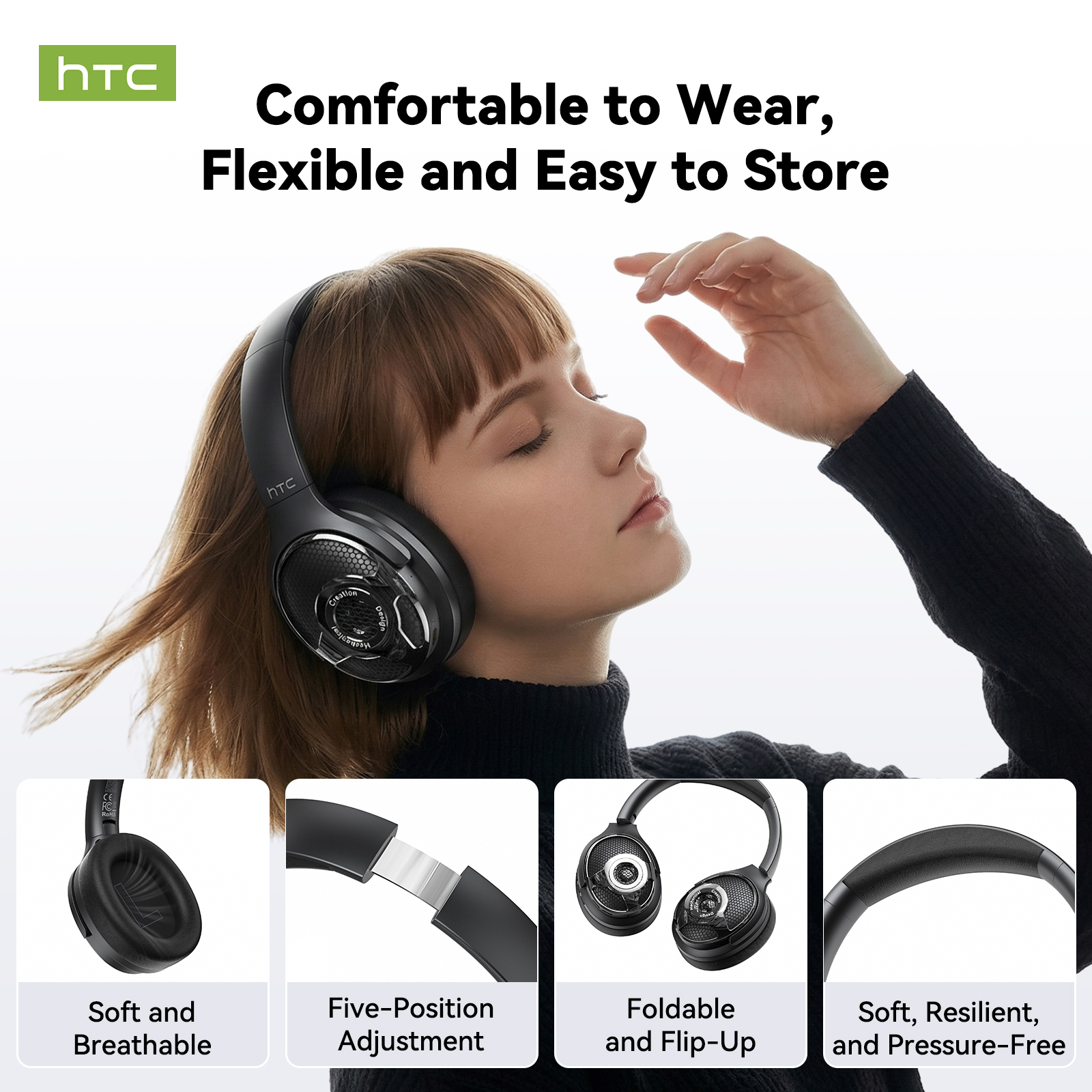 HTC HP09 Headphones Stereo Ear - مراجعة Phone Cases Officeworks وسعره