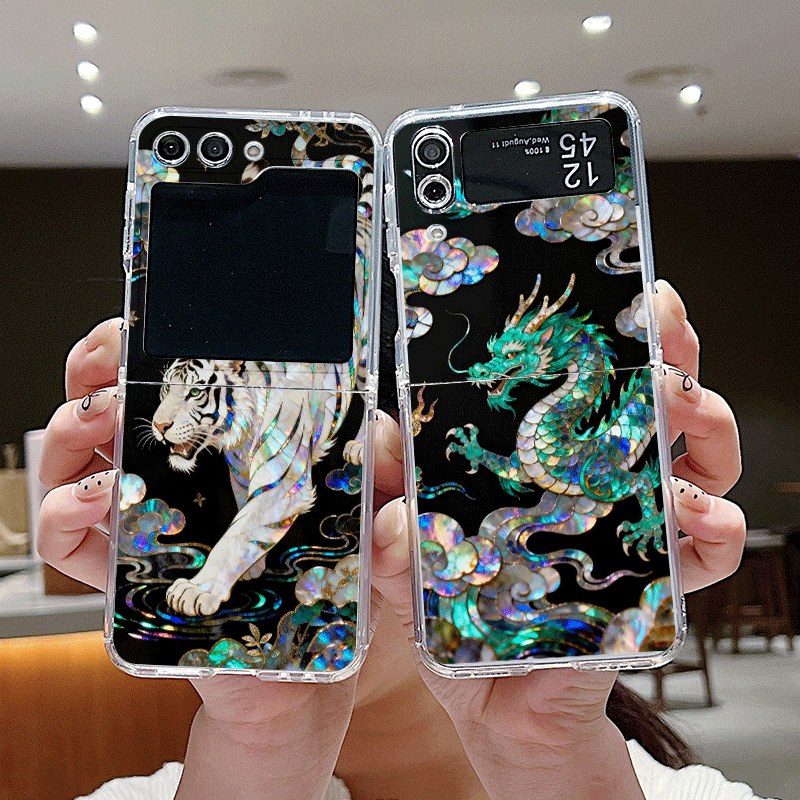 Stylish Tiger Dragon Marble Te - مراجعة Phone Cases Z Fold 6 وسعره