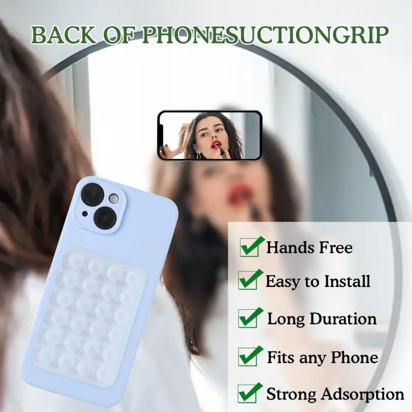 Silicone Suction Phone Holder  - مراجعة Phone Cases Holder وسعره