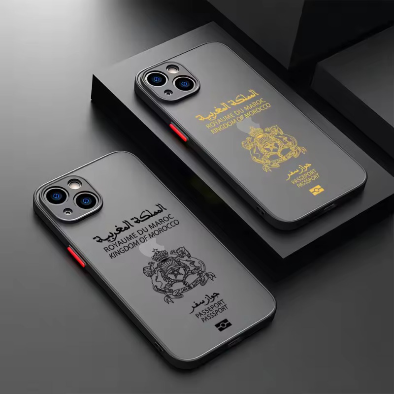 Moroccan Passport Map Phone Ca - مراجعة Phone Cases Durable وسعره