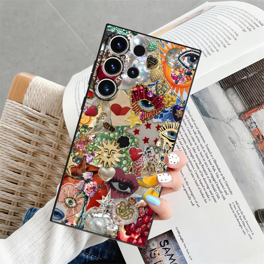 Simple Pattern Funda Phone Cov - مراجعة Phone Cases Samsung S25 Ultra وسعره