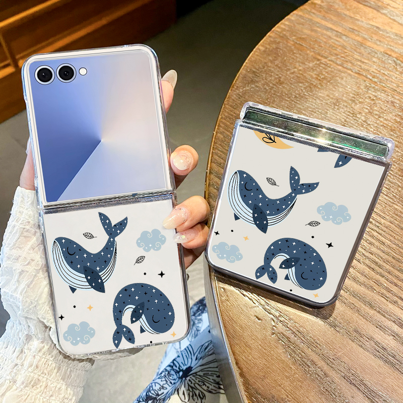 Whale Pattern Phone Case For S - مراجعة Phone Cases Z Fold 6 وسعره