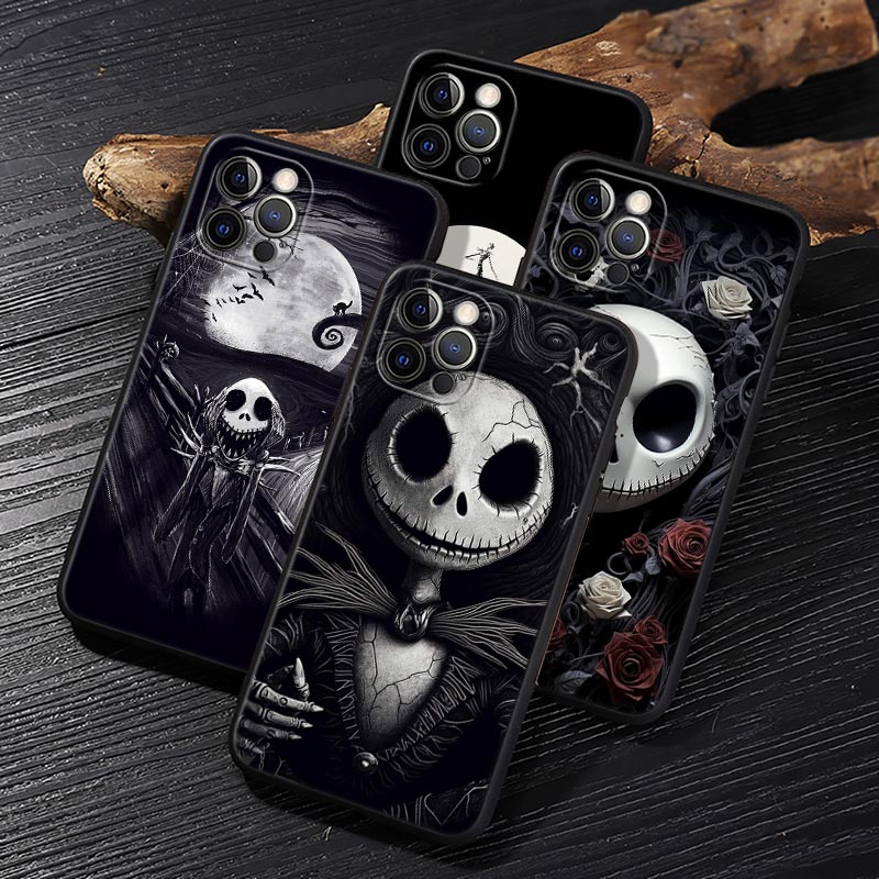Jack Skellington Black Art Dis - مراجعة Phone Cases Iphone 16 وسعره