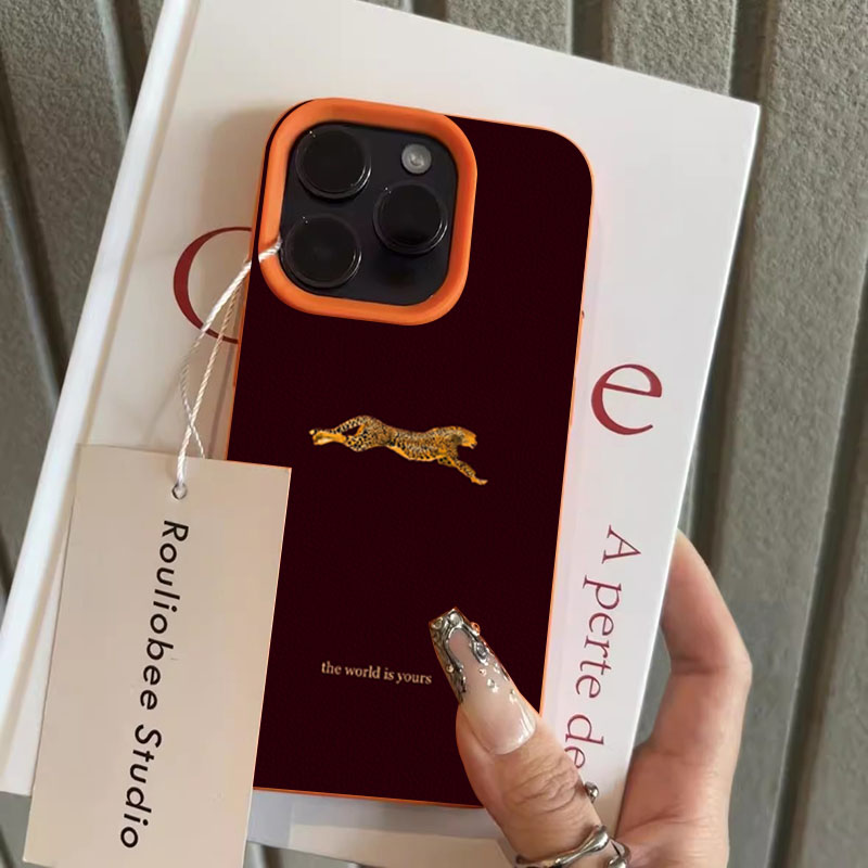 Minimalist Leopard Running Pat - مراجعة Phone Cases Trending وسعره