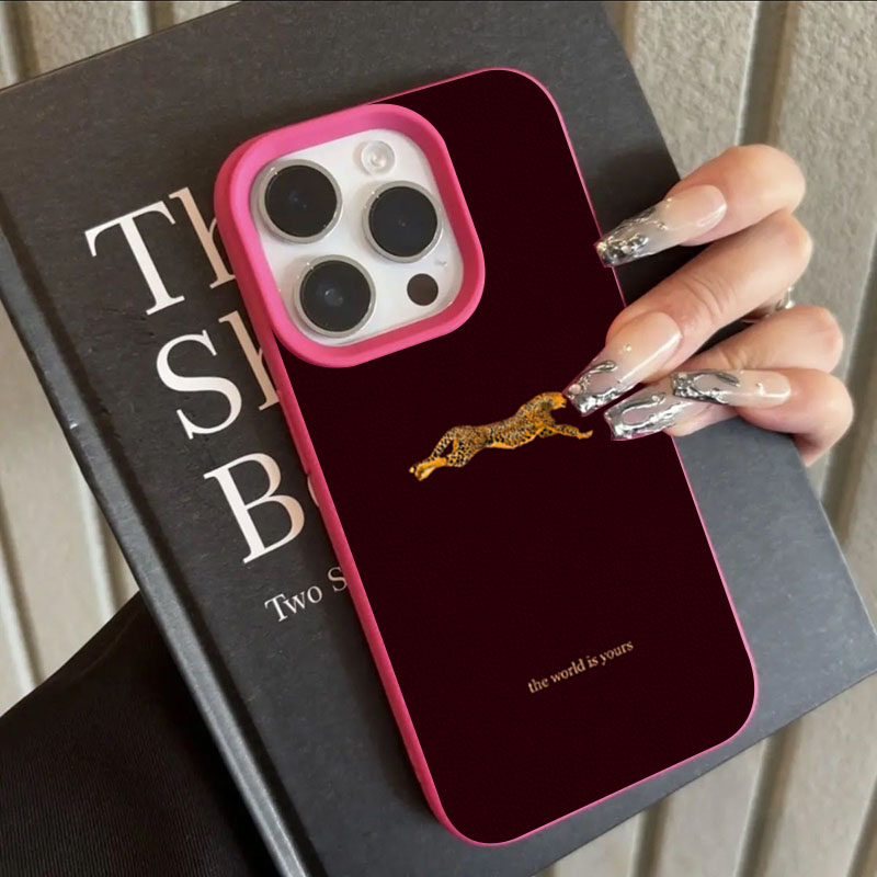 Minimalist Leopard Running Pat - مراجعة Phone Cases Trending وسعره